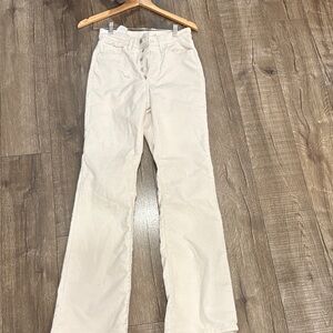 Levi's Cream Boot Cut Pants